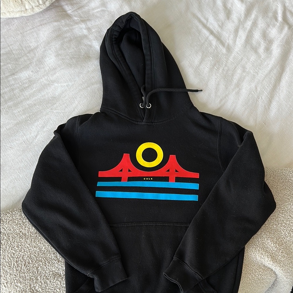 Black Culk Hoodie with SF Graphic